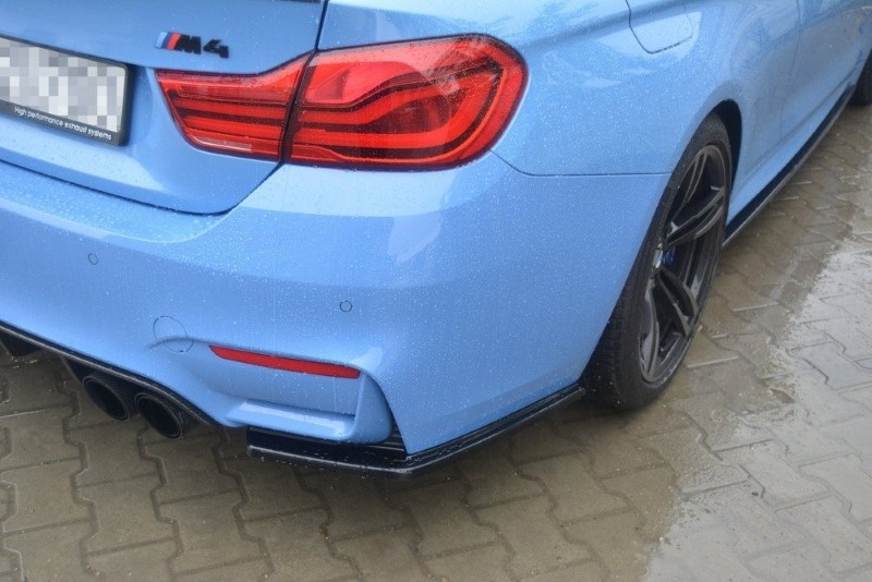Achterzij Spoilers BMW M4 F82 Glanzend Zwart