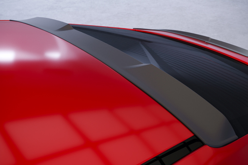 Spoiler Audi E-Tron GT CSR Glans Zwart