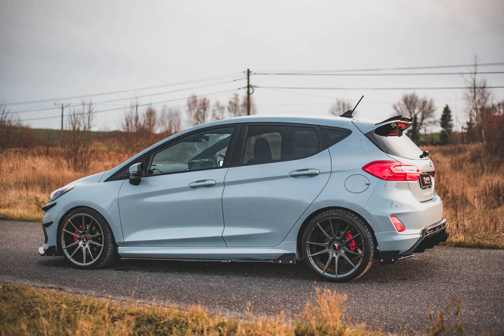 Zijskirts Canards V.2 Ford Fiesta ST/ST-line Maxton Glans Zwart