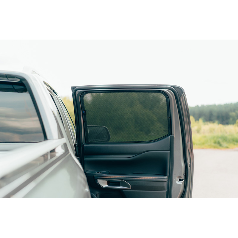 Set Car Shades (achterportieren)  Ford Ranger 4 deurs 2023- (2-delig)