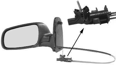 spiegel, links,-10/2003 Seat Alhambra, 2000-2010