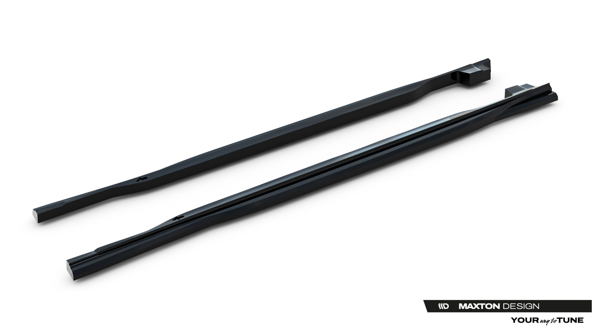 Zijskirts Land Rover Range Rover Sport MK2 Maxton Glanzend zwart