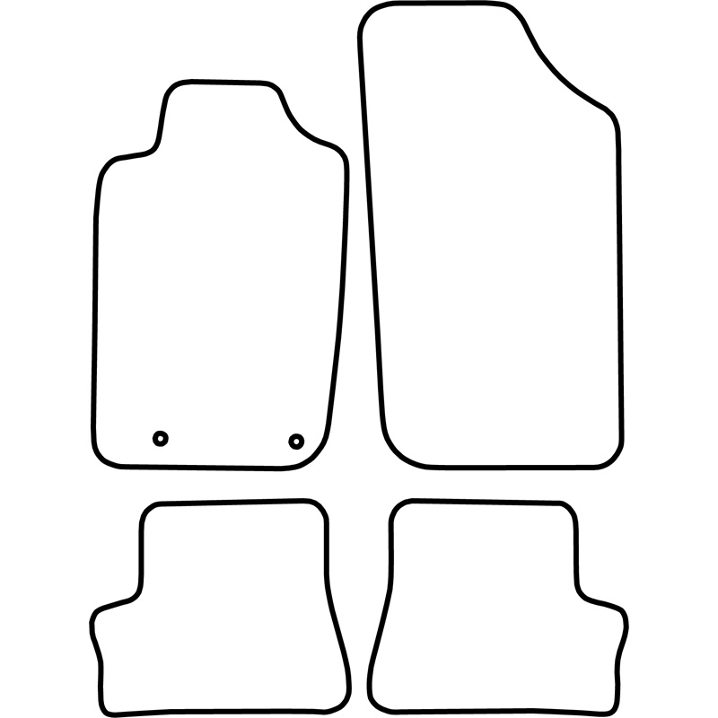 Automatten Peugeot 206cc