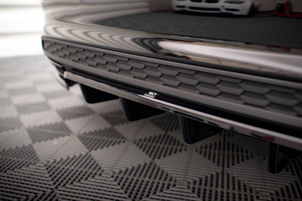 Diffuser Audi A3 S-Line 8Y Limousine Maxton Glans Zwart