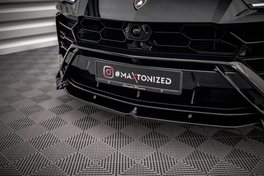 Voorspoiler V.1 Lamborghini Urus Maxton Glans Zwart