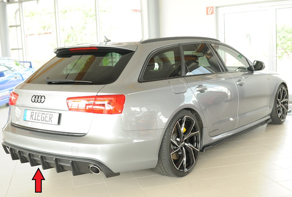 Achterdiffuser  Audi A6 (4G/C7) – 11.10-08 ( zonder trekhaak)