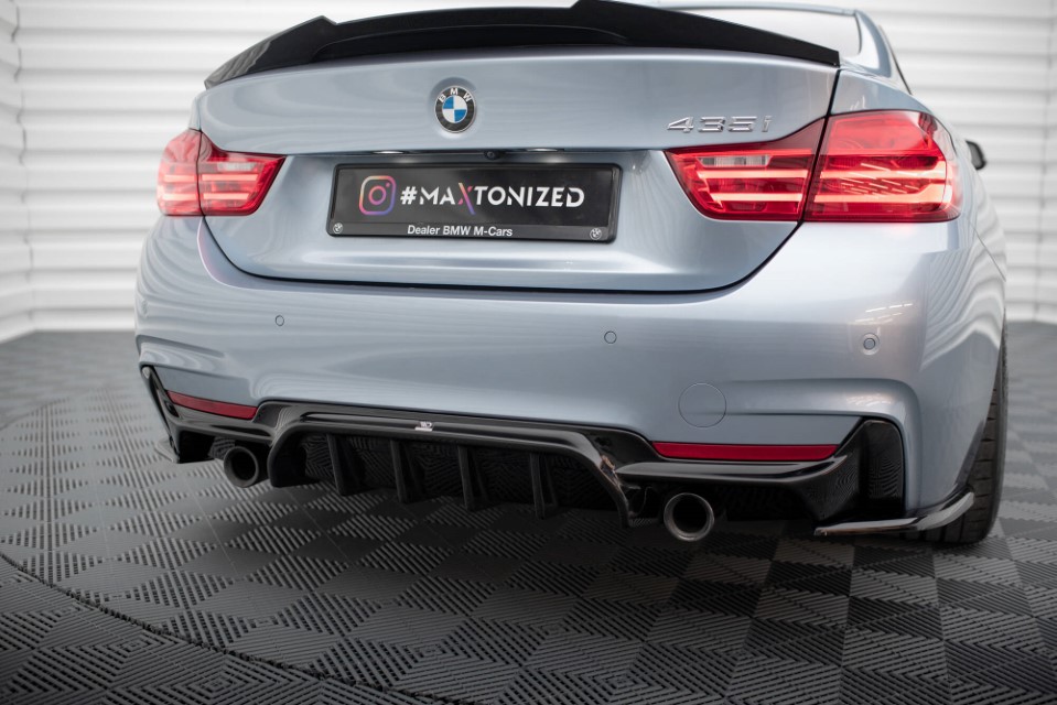 Diffusor BMW 4 Serie F32 F36 M-Pack Glanzend Zwart