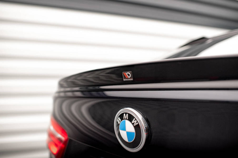 Spoiler BMW X6 M pakket F16 Maxton Glans Zwart