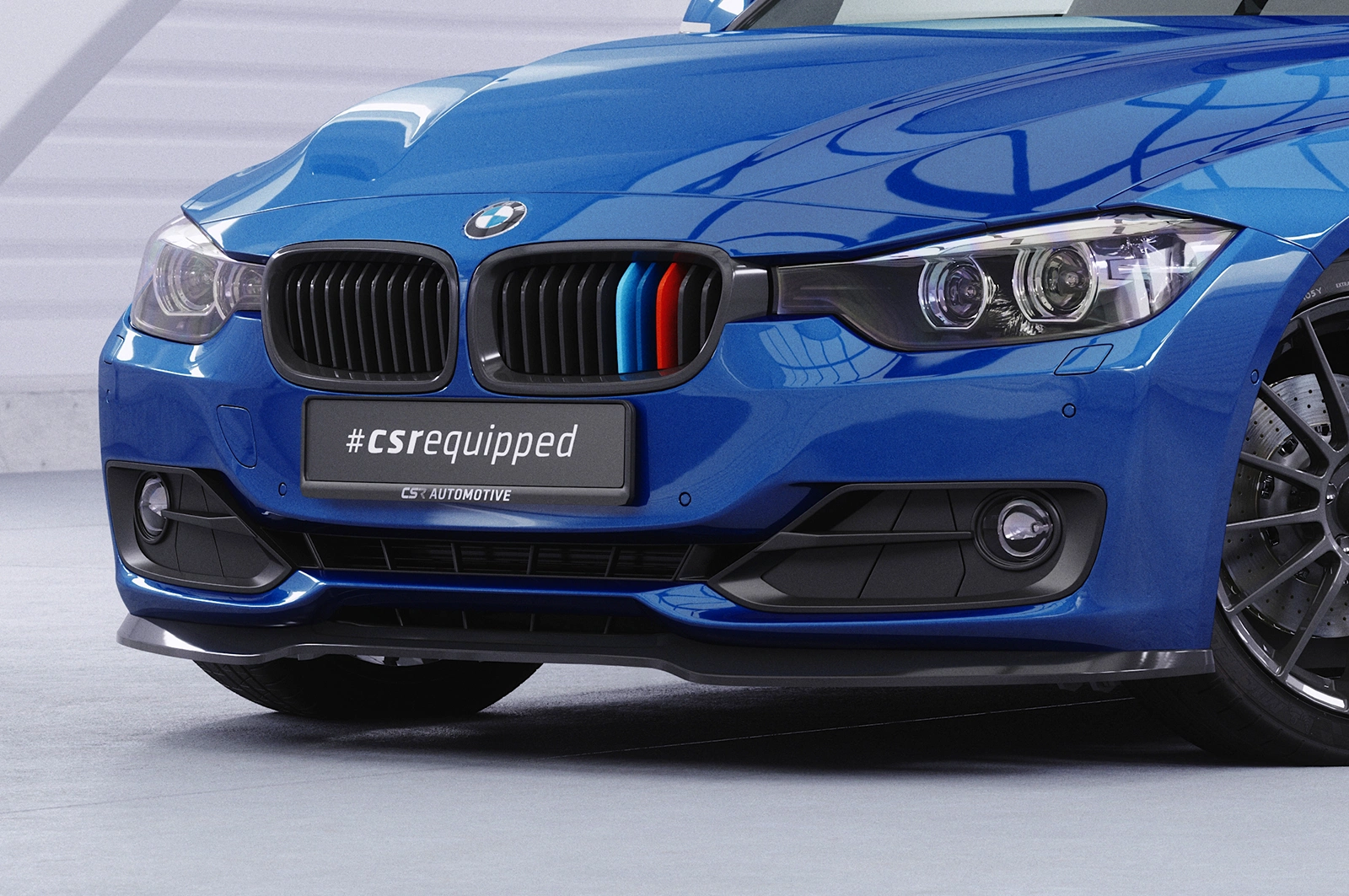 Voorspoiler BMW 3er (F30 / F31) Glans Zwart (10/2011 - 06/2015) van CSR Automotive