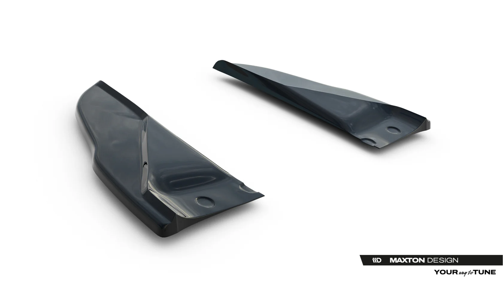 Zij Diffuser V.2 Tesla Model S Mk1 Maxton Glans Zwart
