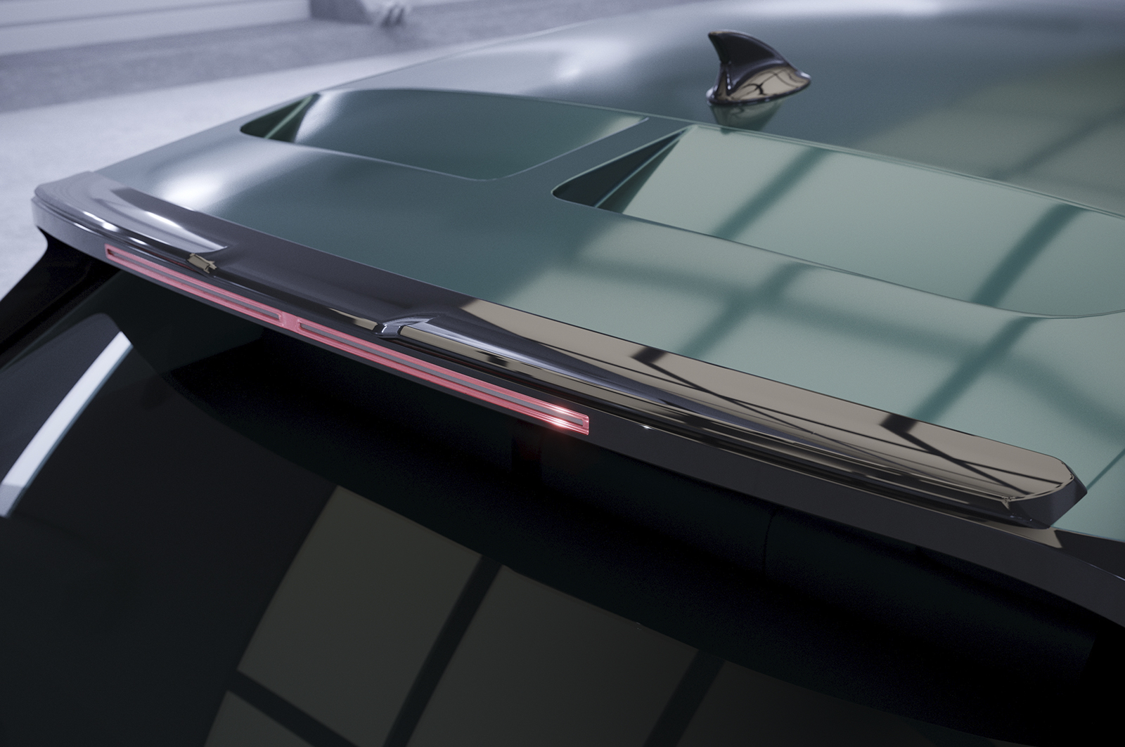 Spoiler Hyundai Ioniq 5 CSR Glans Zwart