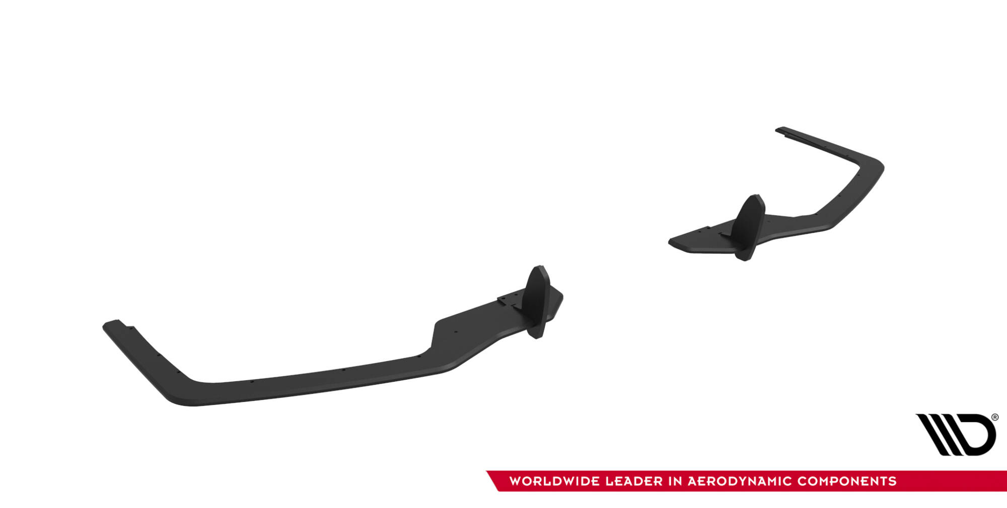 Street Pro Achterzij Spoilers V.2 Honda Civic Sport MK10 Facelift Maxton Glanzend zwart