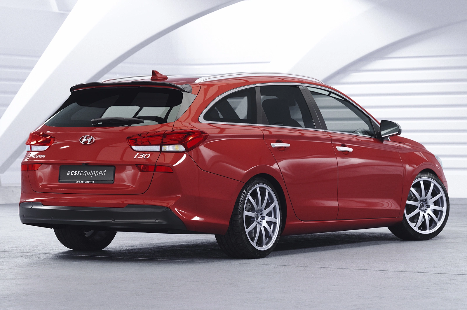 Achterspoiler Hyundai i30 (PD) Kombi / CW Glans Zwart – CSR Design (07/2017-)