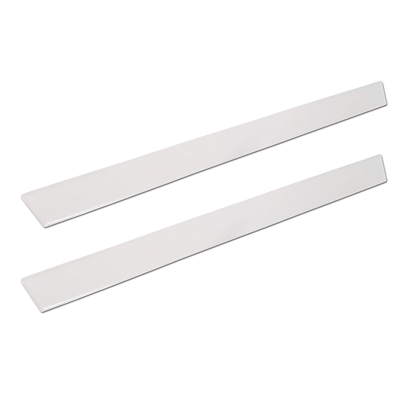 Universele Instaplijsten 'Glanzend Zwart' Aluminium/Zwart - 2-Delig - 54 x 4 cm