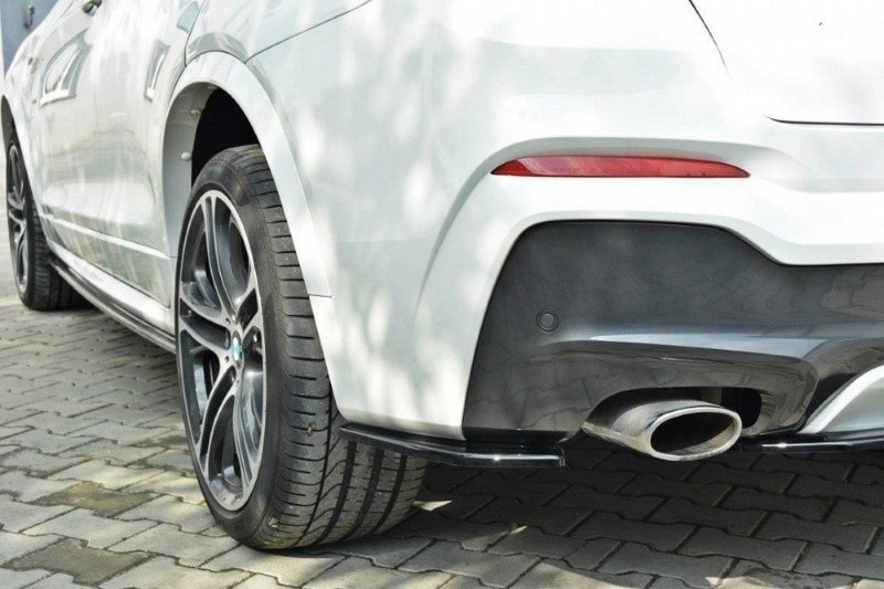 Achterzij Spoiler BMW X4 M-Pack Glanzend Zwart