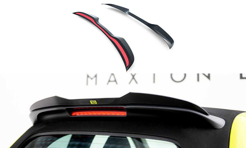 Spoiler Cap Abarth 500e Maxton Glanzend zwart