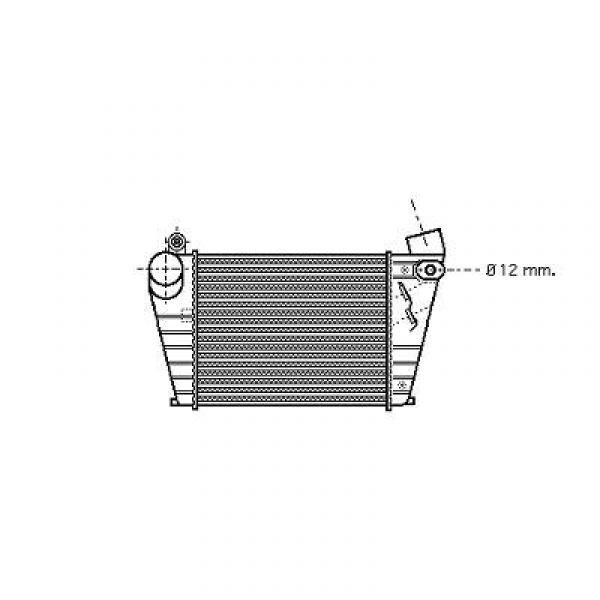 Intercooler GOLF IV 97-03 190x183x30 SEAT/SKODA 1.8T/1.9TDI