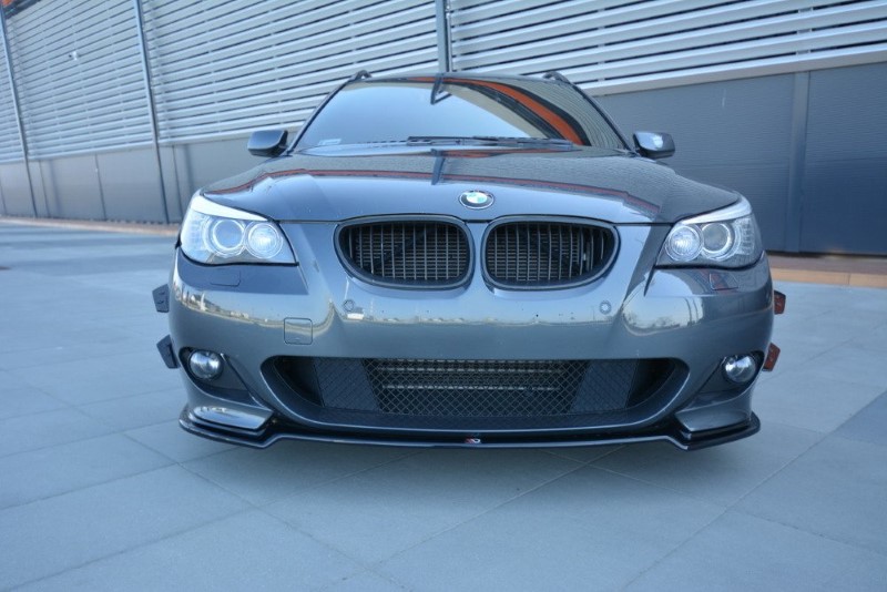 Voorspoiler BMW 5 E60/61 M-PACK Glanzend Zwart