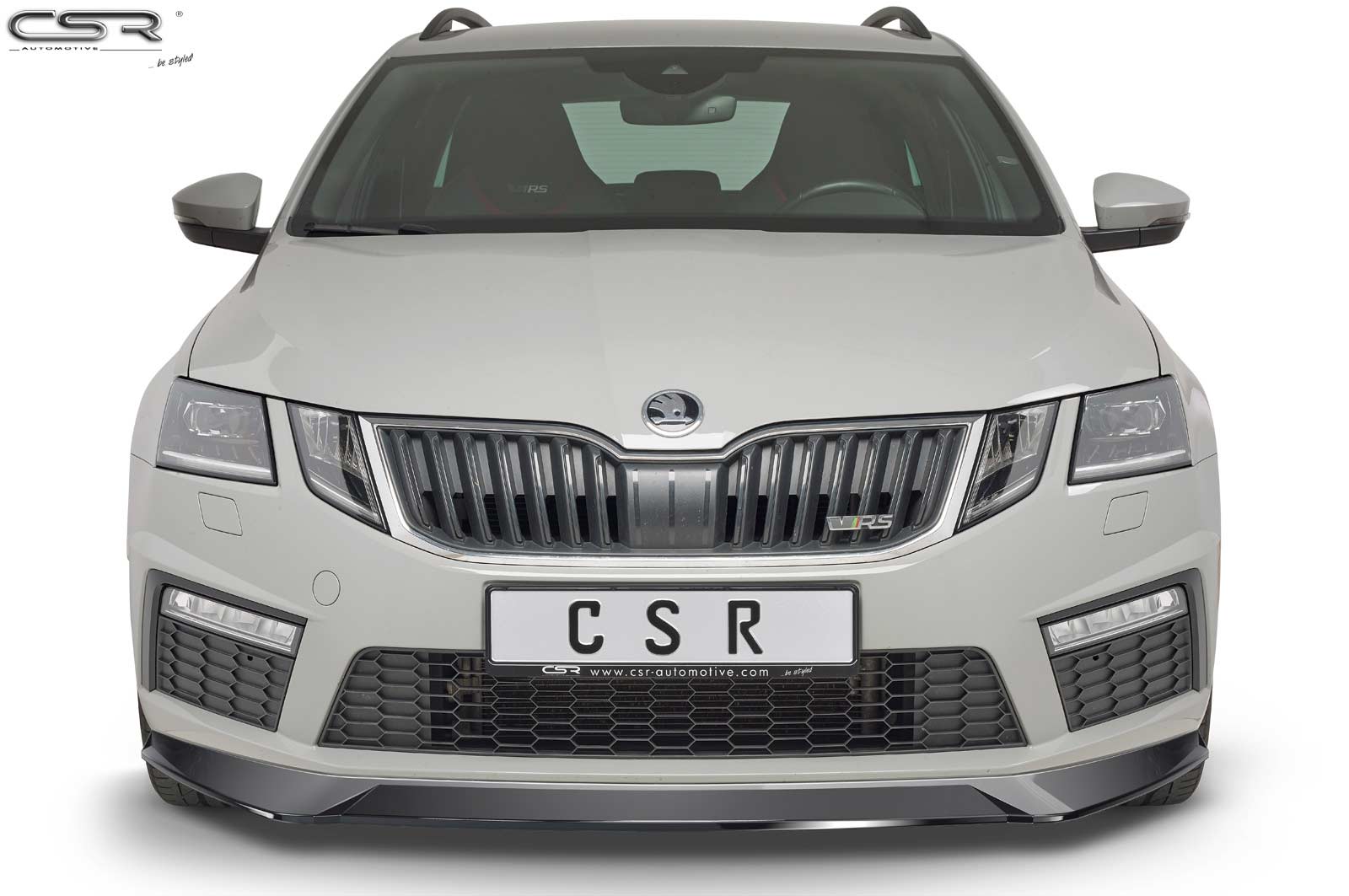 Voorspoiler Skoda Octavia III (5E) RS Carbon look