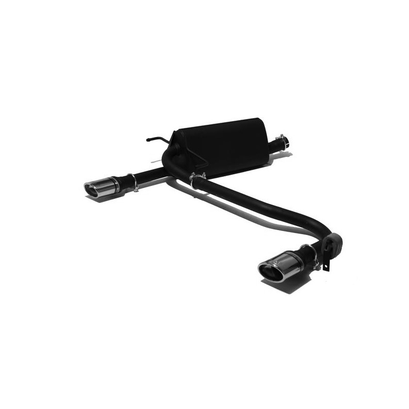 Dubbele Sportuitlaat  Opel Astra H Combi 1.4i 66kW/1.6i 77kW/1.8i 92kW 2004-2009 95x65mm