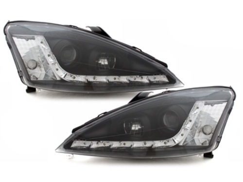 Faros Ford Focus 98-01 Los ojos del Diablo Dayline negro