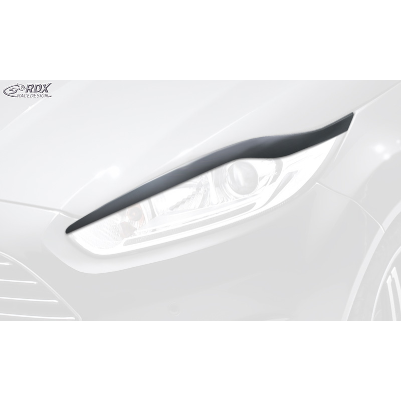 Koplampspoilers  Ford Fiesta VII Facelift 2012-2017 (ABS)