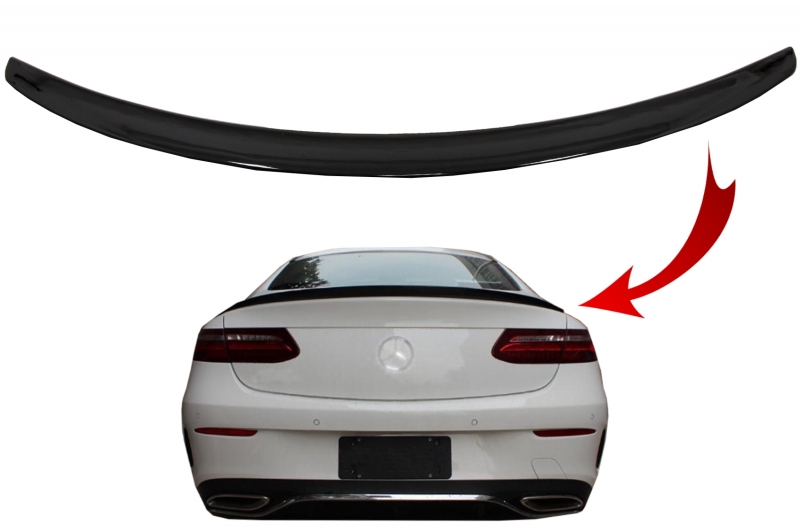 Achterklep spoiler Mercedes E-Class C238 Coupe (2016-..) Piano Black