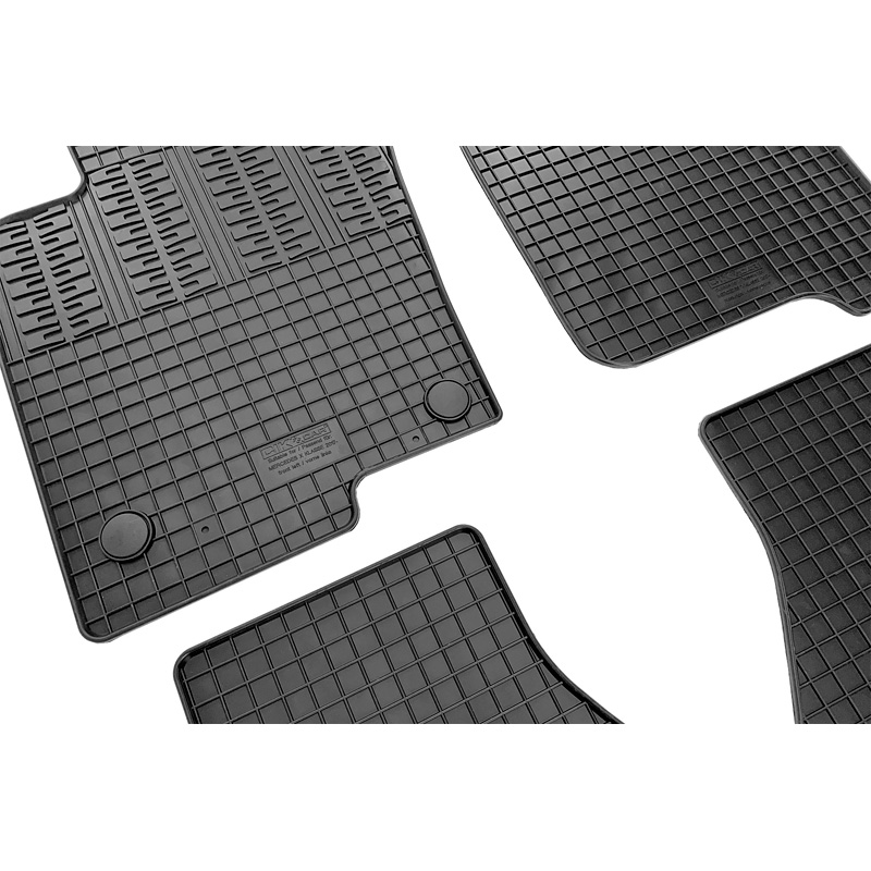 Rubber matten  Mercedes X-Klasse (W470) 2017-2020 (4-delig + montagesysteem)