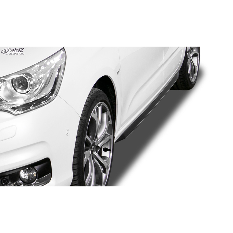 Sideskirts 'Slim'  Citroën C4 (Type N) 2010-2018 (ABS zwart glanzend)