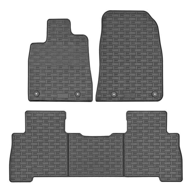 CIKCAR Rubber matten  Maxus eTerron 9 Pick-up 2024- (5-delig + montagesysteem)