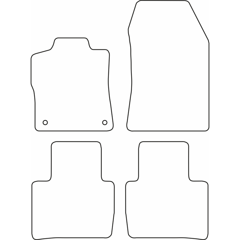 Automatten  Citroën C5 X 2021-