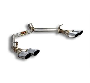 MERCEDES W163 ML 350 V6 -> 04 Supersprint Tailpipes kit R. + L.