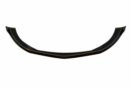 Voorspoiler Mercedes S Klasse W223 Sport Line Glans Zwart