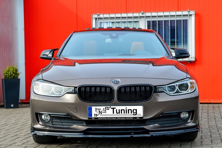 Frontspoiler met vleugel BMW 3-Serie F30 F31 zonder M-Pakket.