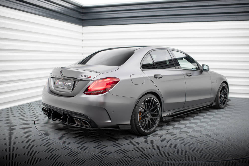 Zijdiffusers met Canards Street Pro Mercedes AMG C63 Sedan / Estate FL Maxton