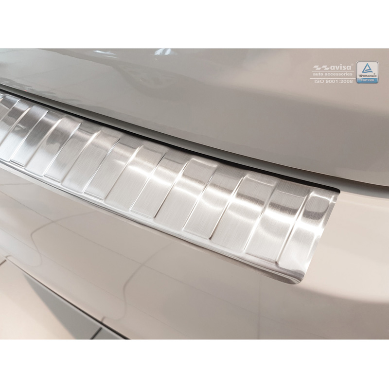 RVS Achterbumperprotector  Fiat & Abarth 500 2015- (incl. Hybrid) 'Ribs'
