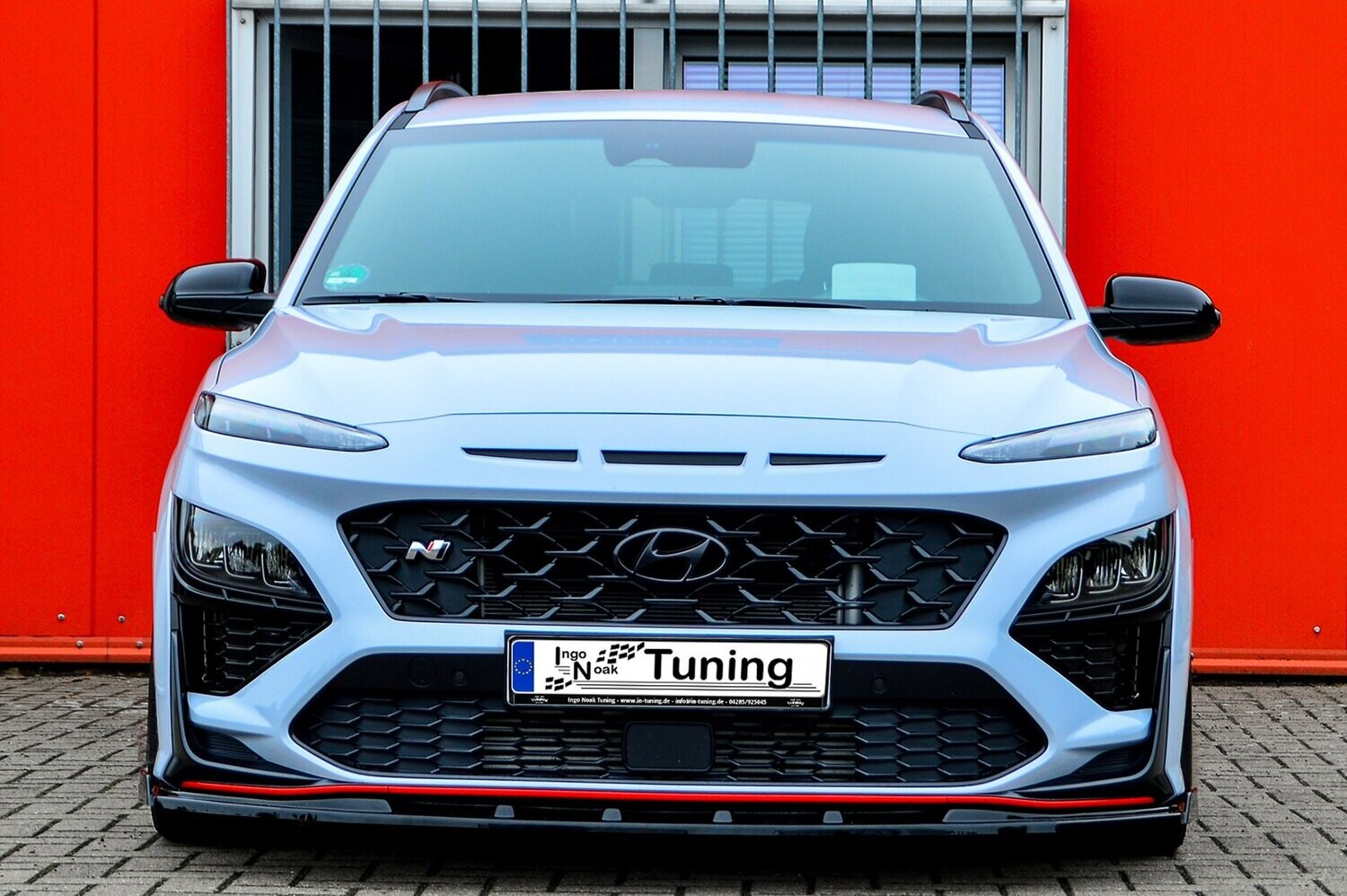 Voorspoilerlip met vleugel Hyundai Kona N + N-Line 2020-