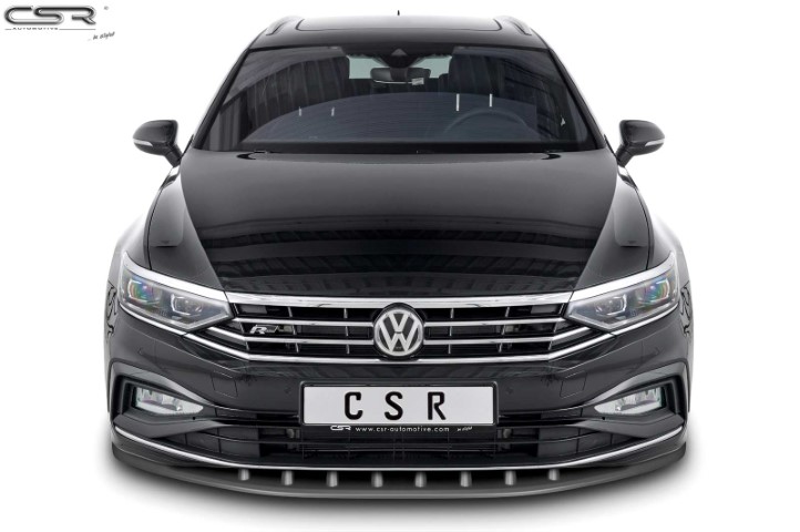 Voorspoiler VW Passat B8 Type 3G R-Line Facelift Glans Zwart