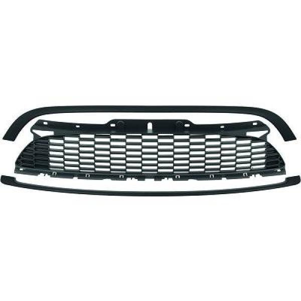 Grill Mini Cooper S R55 R56 R57 R58 R59 JCW look Glans Zwart