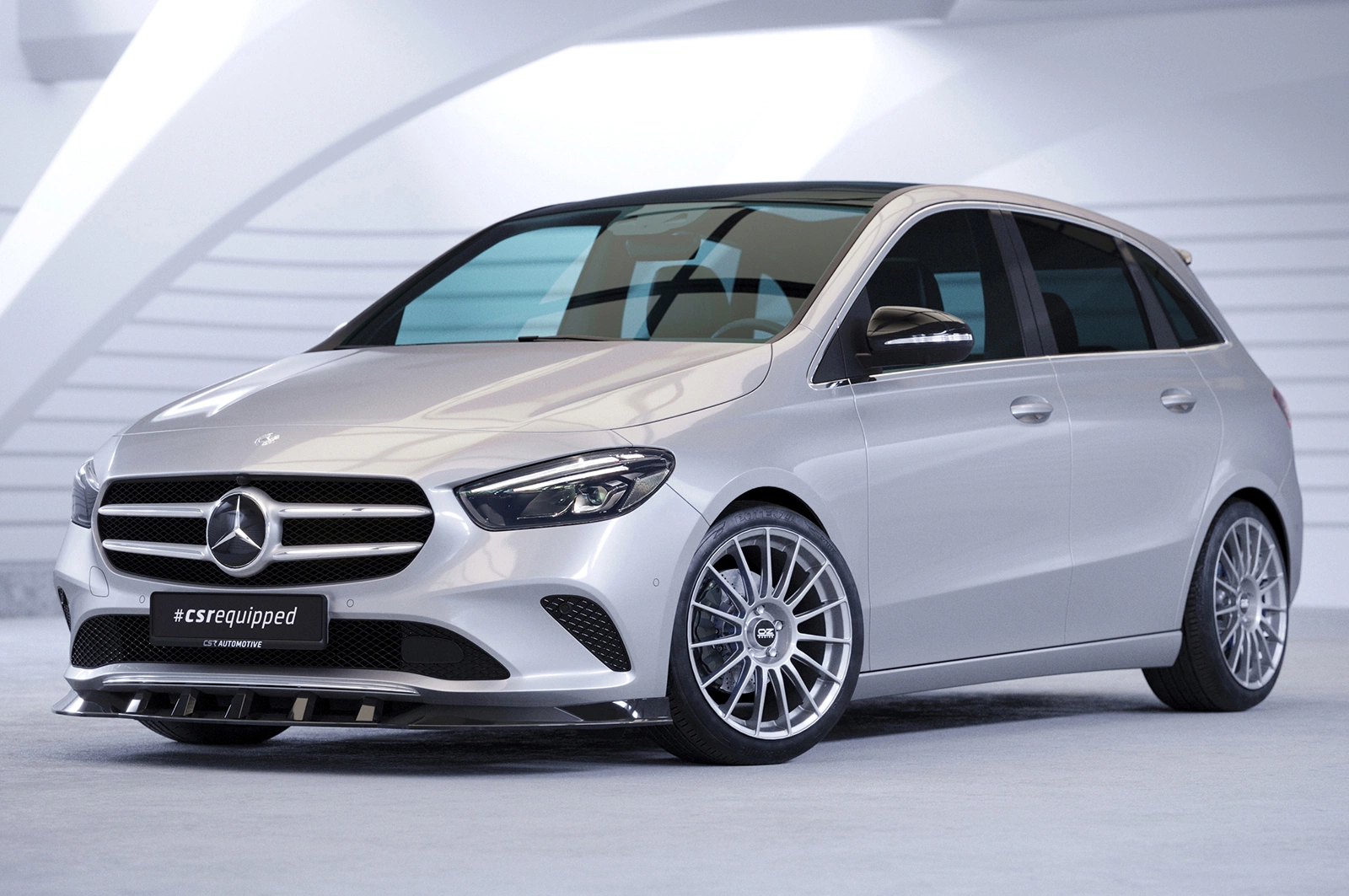 Voorspoiler Mercedes-Benz B-Klasse W247 Glans Zwart – CSR Automotive