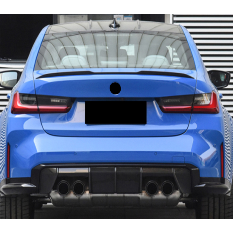 Achterspoiler  BMW 3-Serie G20 Sedan 2019- (ABS Glanzend zwart)