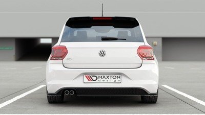 Diffuser VW Polo GTI Mk6 Glans Zwart