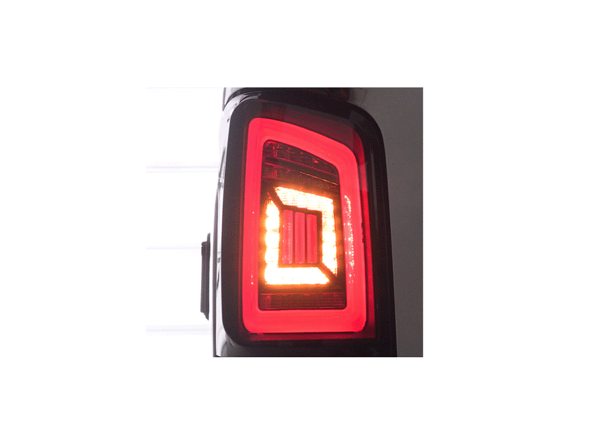 Achterlichten VW Transporter T5 03-09 / T5 GP 09-14 LED Tube Achterklep