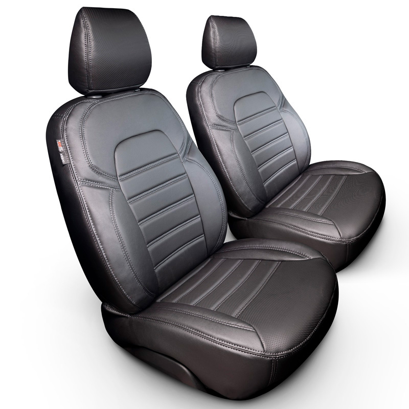 New York Design Kunstleder Stoelhoezenset 2+1  Ford Transit Custom 2023- (split in rug bank)