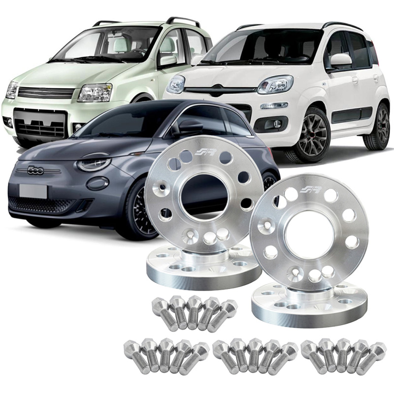 Simoni Racing Aluminium Spoorverbreder Set - 2x16mm(VA) - 2x20mm(AA) (Naaf 58,1mm) inclusief wielbouten -  Fiat diversen