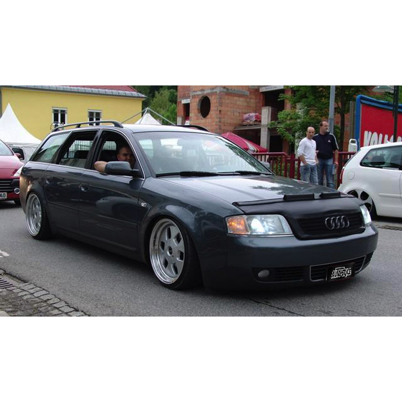 Motorkapsteenslaghoes  Audi A6 B4 1998-2004 zwart