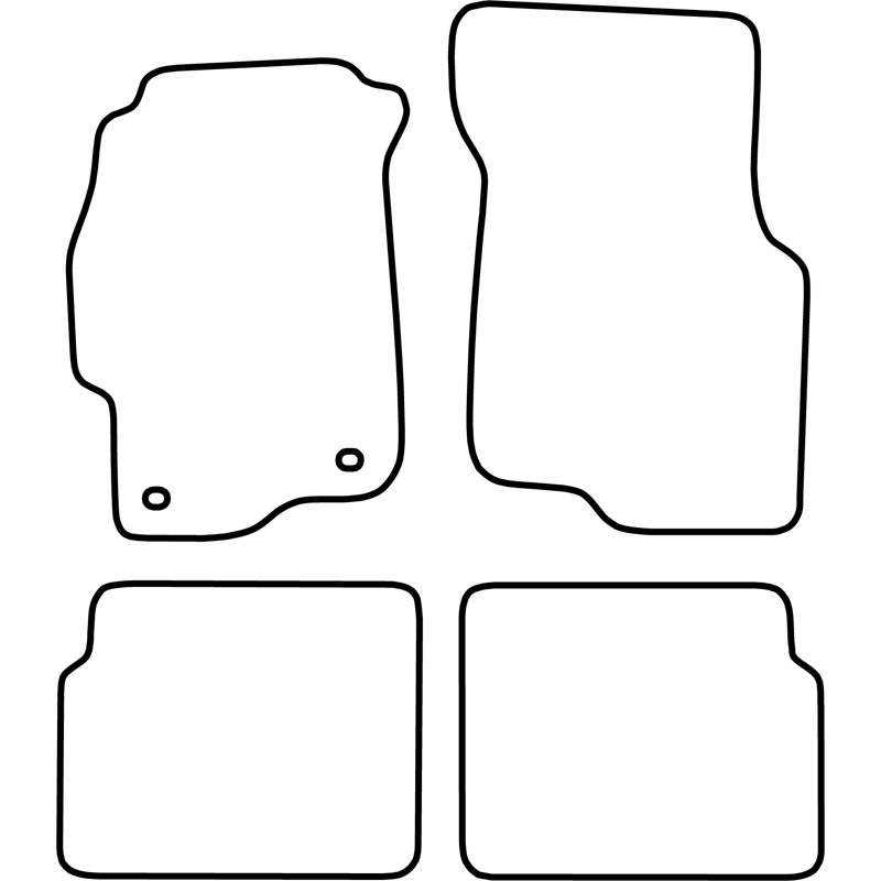 Automatten Honda Civic 98- 5D 98-