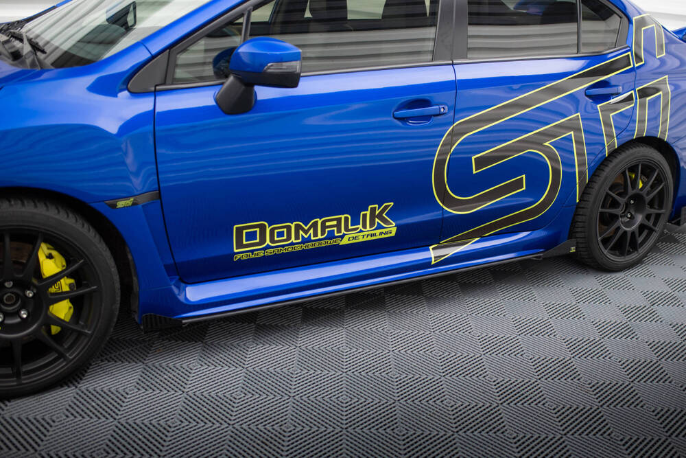 Zijskirts met Canards Subaru Impreza WRX STI GK Maxton Street Pro