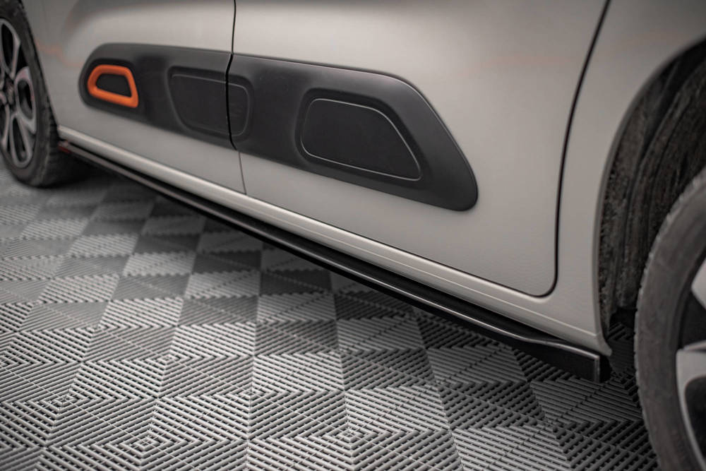 Zijskirts Citroen Berlingo MK3 Maxton Glans Zwart