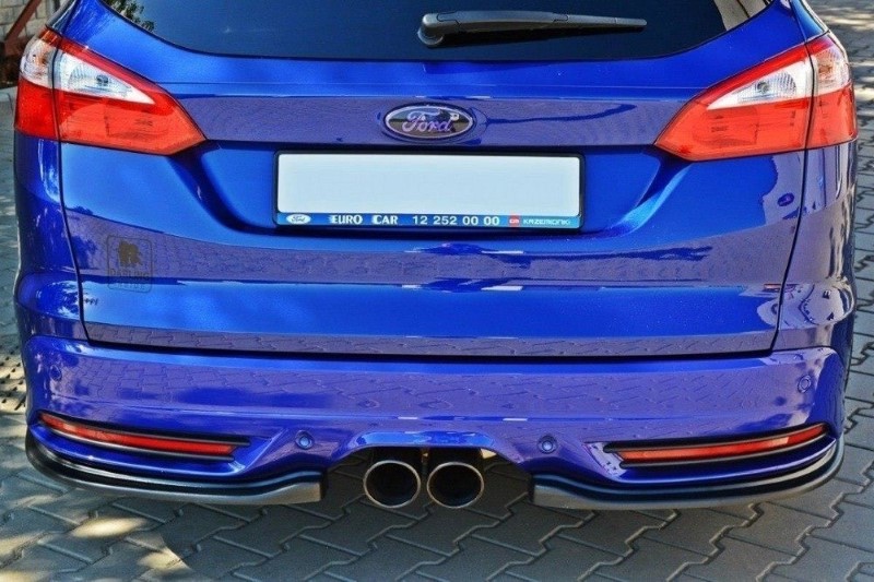 Achterzij Spoilers Ford Focus ST Mk3 Estate Glanzend Zwart